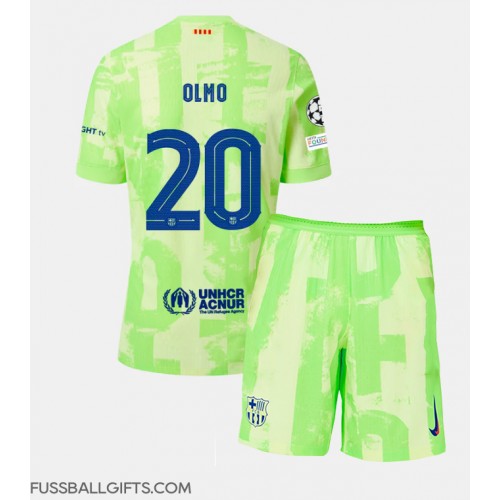 Barcelona Dani Olmo #20 Fußballbekleidung 3rd trikot Kinder 2024-25 Kurzarm (+ kurze hosen)